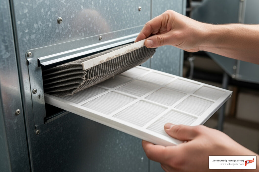 Air filter replacement