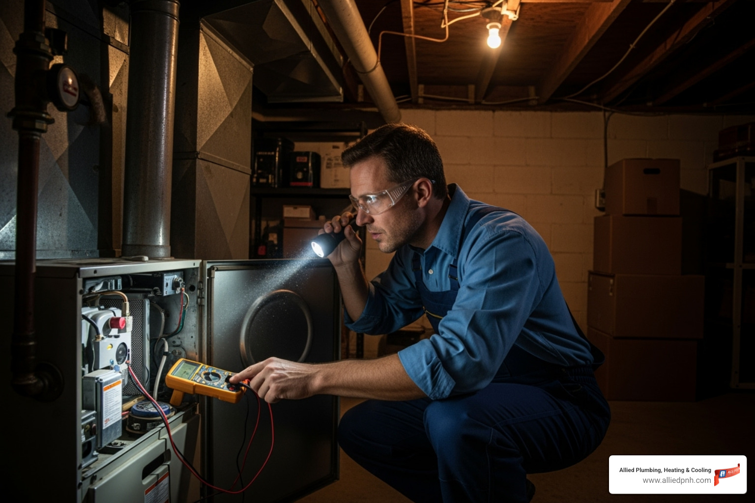 Emergency furnace service