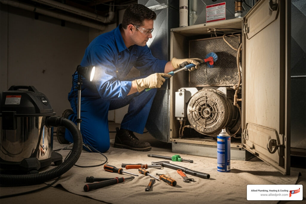 Furnace cleaning service